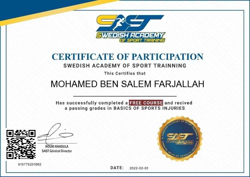 Mohamed ben salem farjallah